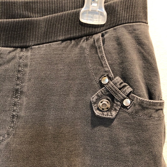 🌻 CAFE AU LAIT casual embellished pants MED - Picture 2 of 7